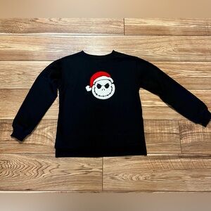 Disney's The Nightmare Before Christmas Jack Santa Hat Chenille Sweatshirt